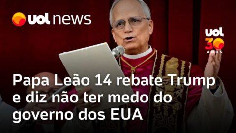 Papa Leão 14 rebate críticas de Trump e declara que não tem medo do governo dos EUA