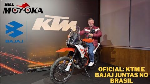 Oficial: Bajaj e KTM juntas no Brasil, veja lançamento e detalhes agora direto de São Paulo.
