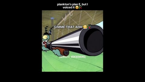 I voiced over plankton’s plan E #zrst4voiceovers #memes credits to ‎⁨@AnonymousMikeYT⁩ 