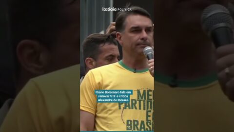 FLÁVIO BOLSONARO FALA EM RENOVAR STF E CRITICA ALEXANDRE DE MORAES
