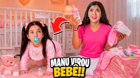 MANU VIROU BEBÊ E LORENA VIROU A MÃE DELA *Imagina o que vai acontecer ?! 👩‍🍼
